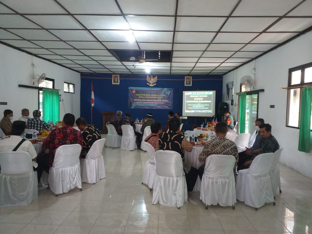 Komunikasi Sosial  (Komsos) Koramil 03 Kokap Dengan Komponen Masyarakat Hargorejo